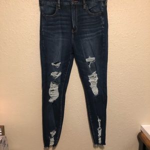 AE Super High Rise Jeggings